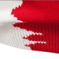 thumbnail image 3 of LpwkSSA Men's Striped Knit Sweater Casual Loose Fit Cozy Round Neck Soft Breathable Fabric Ideal for Winter Layering Perfect for Daily Outdoor Activities Fashion Sweater Red XL, 3 of 8