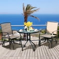 thumbnail image 4 of Mecedoras de Exterior Costway 2 con Estructura de Metal Marrón 58 x 70 x 94 cm, 4 of 10