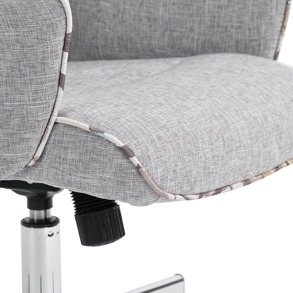 Private Jungle Fabric Executive Chair/ Office Chair Adjustable Computer Chair Task Swivel Chair Armrest and Lumbar Support,Light Grey Private Jungle Fabric Executive Chair/ Office Chair Adjustable Computer Chair Task Swivel Chair Armrest and Lumbar Support,Light Grey