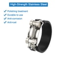 thumbnail image 4 of Uxcell T-Bolt Hose Clamp 4Pack 64-67mm Rubber Cushion Metal Intake Intercooler Clamps, 4 of 4