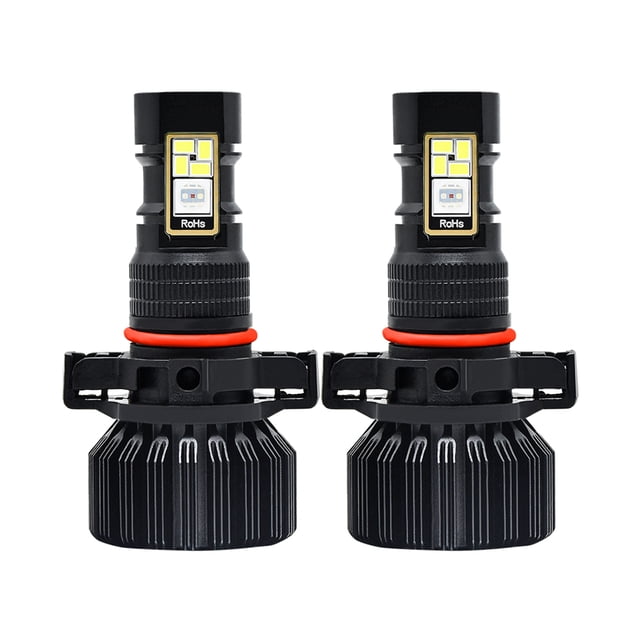 Mistaha RGB Bluetooth Controlled Car Fog Lights Compatible with iPhone and Android - 5202(5201 PS19W PS24W) Interface - Aviation Aluminum Alloy - 8000LM - IP68 Waterproof - 60W Power - 3pcs 5054