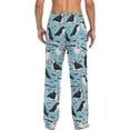 thumbnail image 4 of FREEAMG Men's Cotton Pajama Pants Lounge Sleep Pants Soft Sleepwear Pajama Bottoms with Pockets, 4 of 7