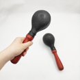 thumbnail image 4 of Sonajeros Martillo De Arena Instrumentos Musicales De Percusión Manual Con Carcasa De Plástico Abs Y Mangos De Madera Para Adultos Y Niños, Fiesta Ktv, Concierto, Bandas (negro, 4 of 5