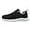 Black, variant on Couple Models Men's Women's Middle and Elderly Light and Comfortable Non Slip Hook Loop Walking Sport Shoes Sneaker