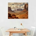 thumbnail image 2 of Nawypu  Canvas Wall Art Landscape Monument Valley Ready to Hang for Living Room, Bedroom or Office, 2 of 4