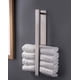 thumbnail image 1 of Toallero de acero inoxidable con tira autoadhesiva para ahorrar espacio en el baño o la cocina, barra de toalla adhesiva de base cuadrada resistente, fácil de instalar para superficies lisas, 1 of 6