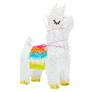 Llama Pinata for Mexican Fiesta Party Supplies, Cinco de Mayo Decorations, Birthday Party Centerpiece (Small, 8.5 x 15 x 4.5 In)