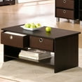 thumbnail image 3 of Furinno Living Set, Center Coffee Table With 4 Bin-Type Drawers-Finish:Espresso/Brown, 3 of 5
