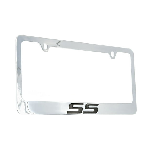 Chevrolet SS Super Sport Chrome Plated Metal License Plate Frame Holder