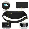 thumbnail image 5 of Tinyat Fanny Pack for Women Men Black Waterproof Waist bag for Outdoors Workout Traveling Casual Running Hiking Cycling, 5 of 9
