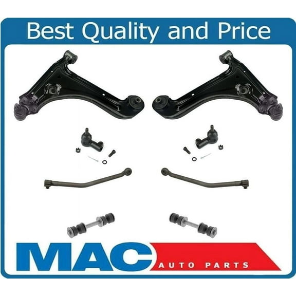 Lower Control Arms Tie Rods Sway Bar Links for Pontiac Grand Am 94-98
