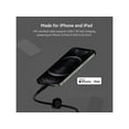 thumbnail image 4 of Belkin BoostCharge Pro Flex Braided USB Type C to Lightning Cable (2M/6.6ft), MFi Certified 20W Fast Charging PD Power Delivery for iPhone 14, iPhone 13, 12, 11, Pro, Max, Mini, SE, iPad - Black, 4 of 11