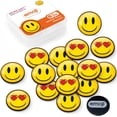 thumbnail image 7 of MORCART 16pcs Emoji Fridge Magnets Cute Refrigerator Magnets for Locker, Whiteboard, Decorative Classroom, Kitchen, Office Gifts for Teachers Family and Friends, 7 of 7