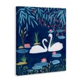 thumbnail image 2 of Stupell Industries Rustic Lodge Swan Pair on Blue Pond Canvas Art, 24 x 30, by Nabeela Rumi, 2 of 8