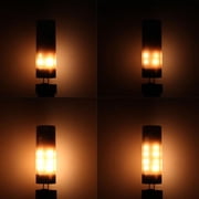 NFTIGB 2PCS LED Flame Effect Light Bulb, G4 Base 2W 200LM Flickering Fire Bulbs, PC Material, Warm Light for Holiday Patio Outdoor Indoor Decorations (2.76 in / 7 cm, 0.85 oz / 24 g)