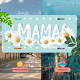 thumbnail image 4 of 1 Pcs 2D Flat License Plate Covers & Frames, Mama with Daisy Flowers For Decorative Front, Waterproof For Decoration Aluminum License Plate Covers & Frames Cover For Men Women, 12" X 6", 4 of 4