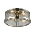 thumbnail image 1 of ElkGroup International Coby 2 Light Flush In Polished Nickel, 1 of 2