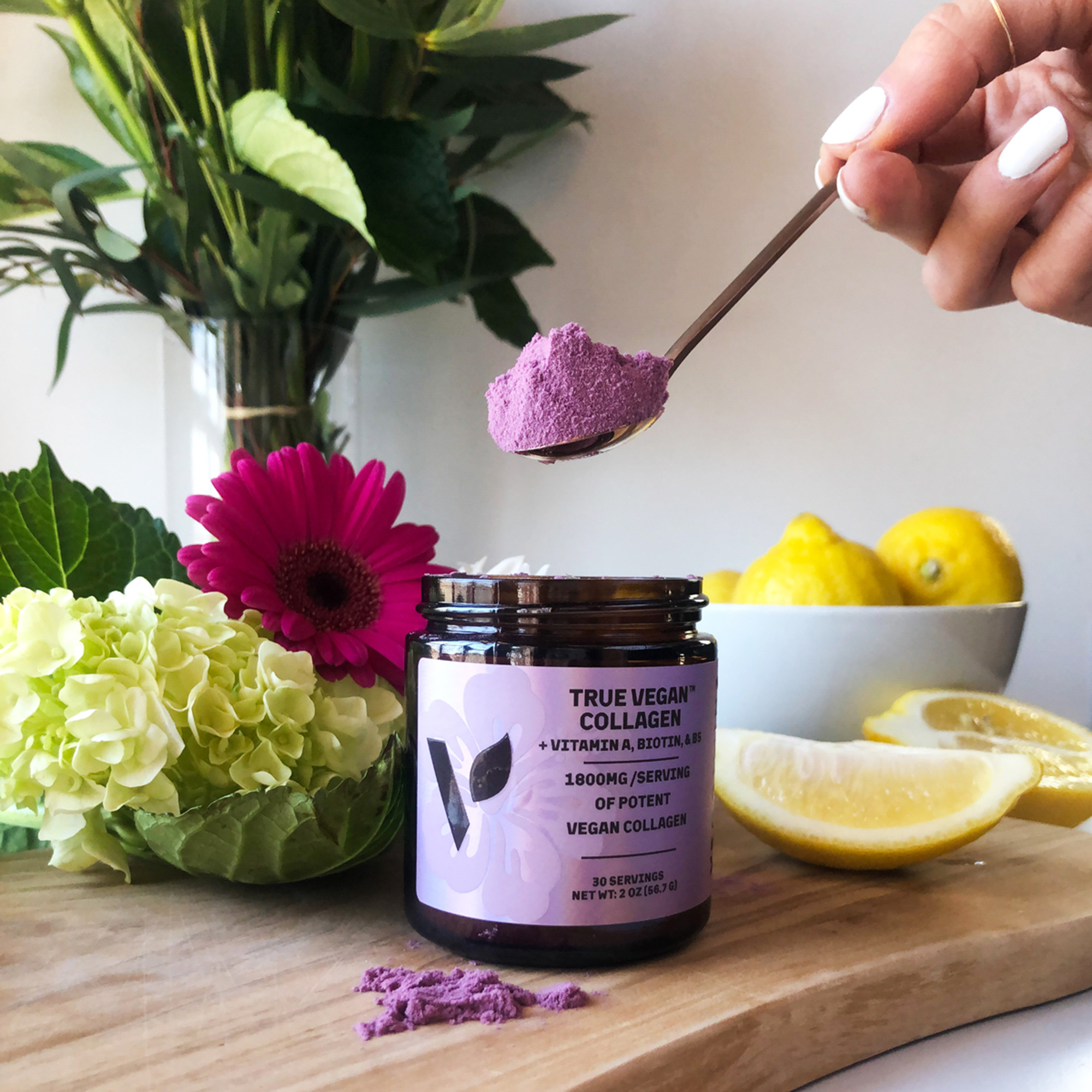 Veggimins True Vegan Collagen Vitamin A, Biotin, and B5