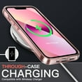 thumbnail image 4 of JETech 3 in 1 Case for iPhone 13 Mini 5.4-Inch, with 2-Pack Screen Protector and 2-Pack Camera Lens Protector, Full Coverage Tempered Glass Film, Shockproof Bumper Phone Cover (Rose Gold), 4 of 7
