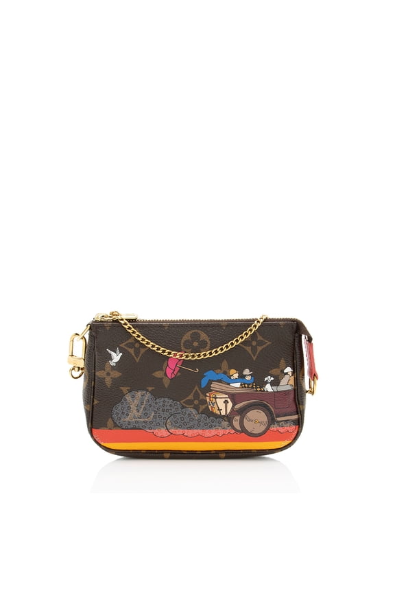 Pre-Owned Louis Vuitton Monogram Canvas Illustre Evasion Mini Pochette Accessoires