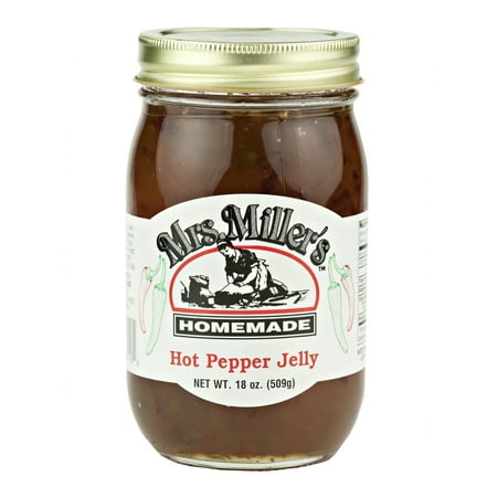 Mrs. Miller's Hot Pepper Jelly 18 oz. (2 Jars) (Best Hot Pepper Jelly)