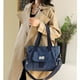 thumbnail image 3 of Bolso de lona de gran capacidad para mujer, bolso de moda, bolso bandolera versátil para mujer, 3 of 5