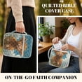 thumbnail image 5 of Xixirimido Bible Cover Case for Women Men, Large Bible Bag Bible Study Supplies Accessories Quilted Bible Carrying Cases with Handle Christian Gift Highland Cattle Daisy Blue Sky Pattern, 5 of 7