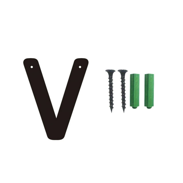 Three-dimensional Iron Art Number Letters House Number Screw Home House Number Sign