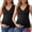 2 Pack Black, variant on Women's Nursing Tank Wrap V-Neck Ruched Breastfeeding Tops XXL Black & Blue