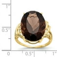 thumbnail image 3 of Primal Gold 10 Karat Yellow Gold Smoky Quartz Ring, 3 of 7