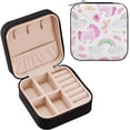 thumbnail image 2 of Coolnut Watercolor Unicorns Jewelry Box for Women Girls PU Leather Jewelry Organizer Portable Travel Jewelry Case for Small Ring Earring Necklace Women Gifts, 2 of 7