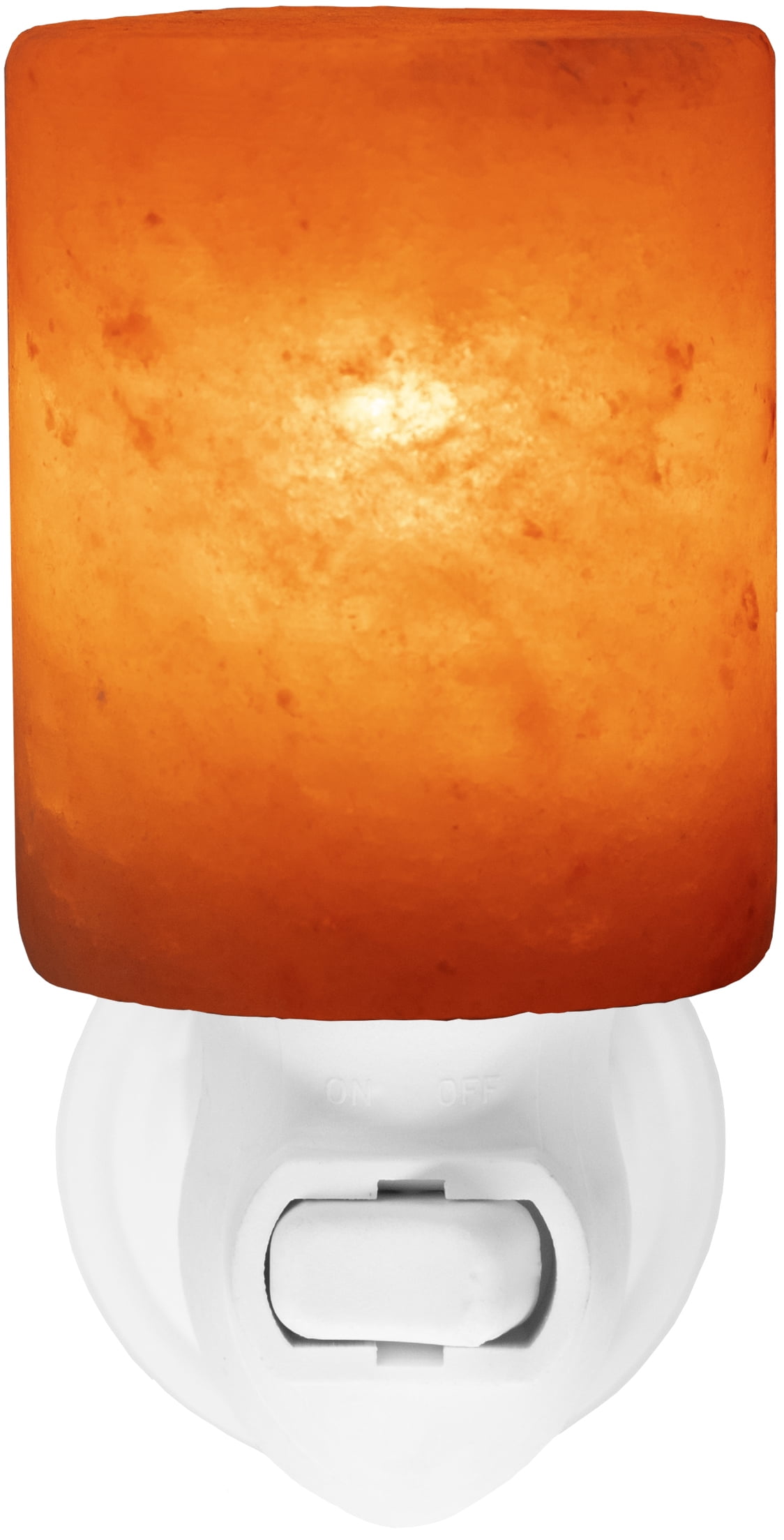 Feel Good Light Co. - WiFi Smart Plug Himalayan Salt Crystal Night Light Lamp Wall Plug-in Light Works with Alexa, Google Home and IFTTT, UL-approved, Hand-Carved Cylinder Shape