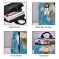 thumbnail image 3 of Xecao Earth View World Map print Backpack For women men Aesthetic Lightweight Travel Daypack Simple Cute Backpack For Bookbag, 3 of 5