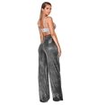 thumbnail image 2 of Pantalon Grand à Paillettes Scintillantes pour Femmes Taille Haute, 2 of 2