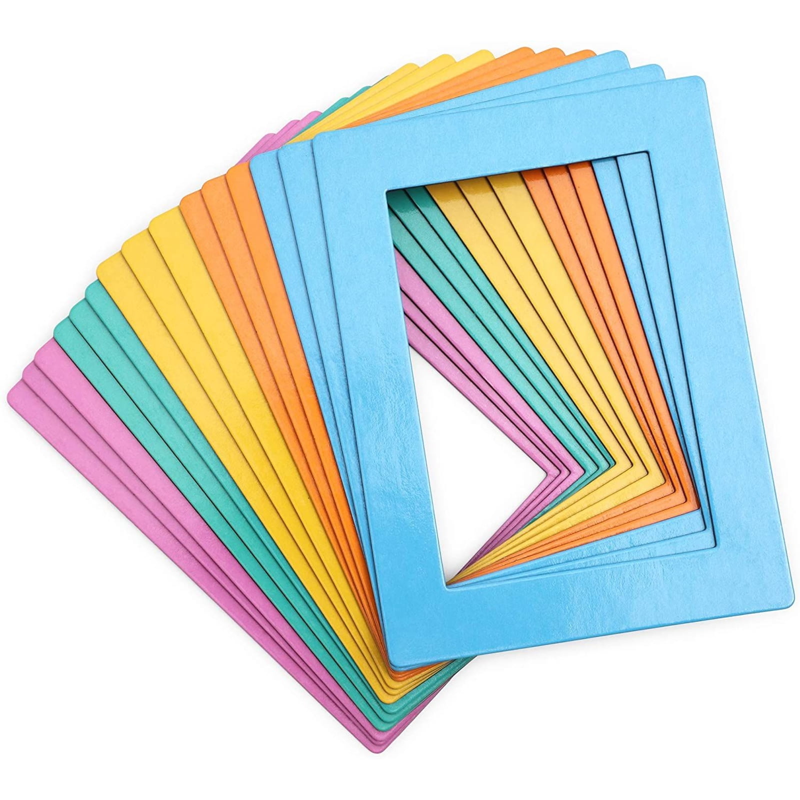 Color May Vary 4 Count Magnetic Locker Picture Frame