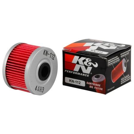 K&N Motorcycle Oil Filter: High Performance, Premium, Designed to be used with Synthetic or Conventional Oils: Fits Select Honda, Kawasaki Motorcycle Models, (Best High Performance Oil Filter)