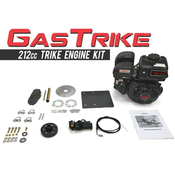 GasTrike 212cc Trike Engine Kit Gas Motorized Bicycle