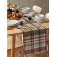 thumbnail image 3 of Buffalo Plaid Table Runner Modern Farmhouse Colorful Checkered Tablerunners 18 x 72 Inch, Table Decorations Tabletop Scarf for Summer Gathering Holiday Farmhouse Kitchen Dining Decor, 3 of 6