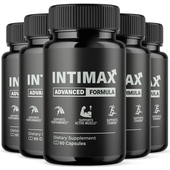Intimax Advanced Formula Pills All Natural Inti Max Vitamin Supplement 300 Capsules