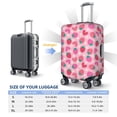 thumbnail image 6 of Haiem Haear Strawberry Luggage Cover Printed Suitcase Covers for Luggage Elastic Washable Suitcase Protector Fits 18-32 Inch Luggage-Large, 6 of 9