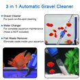 thumbnail image 3 of Aquarium Siphon Operated Cleaner US Plug Fish Tank Sand Washer Vacuum Gravel Water Changer Electric Siphon Filter, 3 of 5