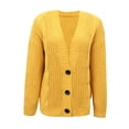 thumbnail image 5 of Kiplyki Womens Fall Cardigan Clearance Long Sleeve Solid Coat Blouse Outerwear, 5 of 7