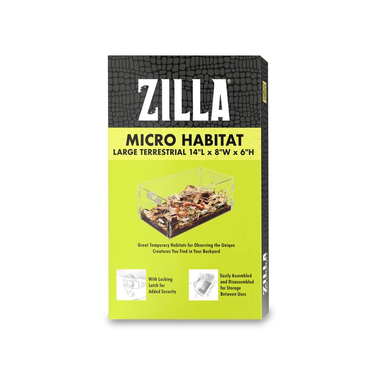 Zilla Micro Habitat, Terrestrial Large - Walmart.com