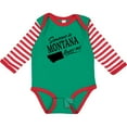 thumbnail image 3 of Inktastic Someone in Montana Loves Me Boys or Girls Long Sleeve Baby Bodysuit, 3 of 5