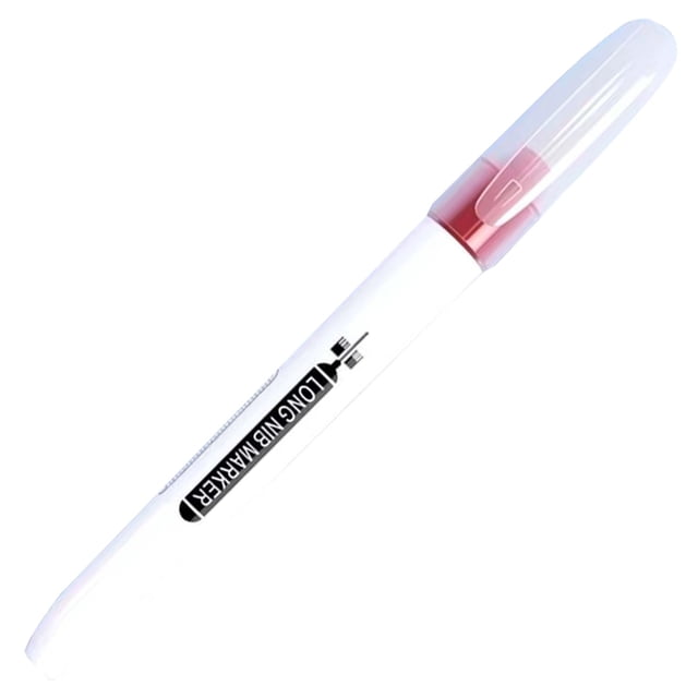 Preplabs Deep Hole Marker Industrial Tile Pen, Long Head Ink with Scratch/Oil Proof Formula, Ceramic Drilling Tool for Construction/Flooring Professionals