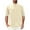 Beige, variant on lmcalzta Mens Dress Shirts Cotton Linen Button down Casual Loose Fitted Breathable Beach Tees Shirts