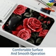 thumbnail image 6 of Rose Square Desk Mat Mousepad, 8.3x9.8 Inch Non-Slip Rubber Bottom, Printed Gaming Mousepad for Office and Gaming, 6 of 6