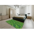 thumbnail image 4 of Ahgly Company Indoor Rectangle Patterned Army Green Area Rugs, 3' x 5', 4 of 6