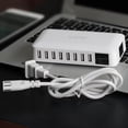 thumbnail image 2 of Ports Smart USB  50W 8A Multi Port USB Hub with LCD Display Fast Charging Wall  Power Adapter with 4ft Long Power Cord, 2 of 7