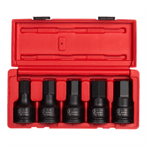 Sunex 4506 5-Piece 3/4" Drive SAE Hex Impact Socket Set